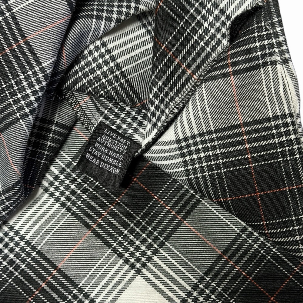 Dixxon Flannel Co The Arthur Flannel Shirt Mens XL Black Plaid Snap Buttons - Picture 7 of 10